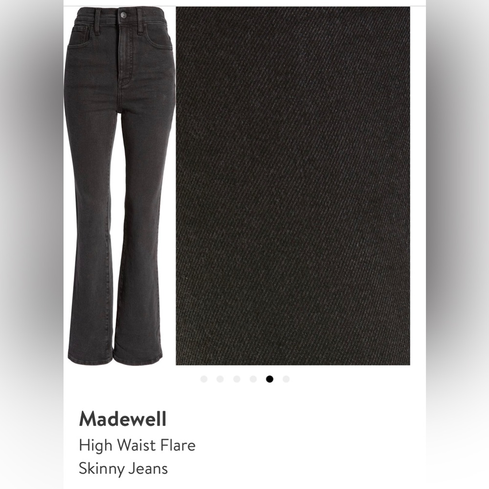 Madewell skinny flare jeans